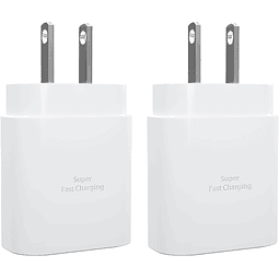 Adaptador de corriente de carga súper rápida Samsung USB-C,