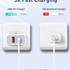 Adaptador de enchufe de viaje europeo, paquete de 2, adaptad