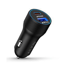 Cargador de coche USB C de 48 W, adaptador de encendedor de