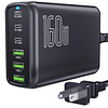 Cargador USB C de 160 W, cargador de escritorio rápido GaN I