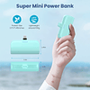 Mini cargador portátil de 5200 mAh, cargador de teléfono por