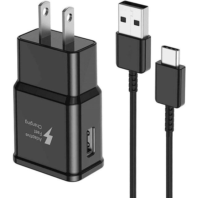 Cargador rápido con cable USB tipo C de 6 pies para Samsung