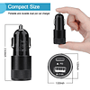 Adaptador de cargador de coche de carga rápida para cable iP