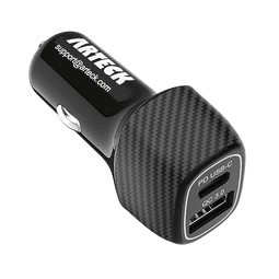 Cargador de Coche, 40W/8A PD USB-C/Adaptador de Puerto USB Q