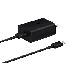 Cargador de Pared 15W Tipo C Cable USB-C Incluido, Negro