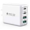 Cargador de pared USB C, bloque de cargador USB C de 40 W y