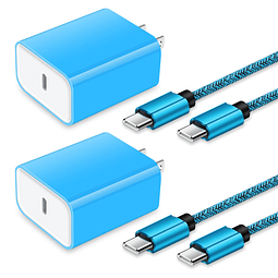 Cargador rápido USB C, cargador Samsung de 20 W tipo C, carg