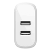 Cargador de pared USB de doble puerto de 24 W - Carga rápida