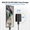 S24 S23 S22 Ultra Charger Bloque de cargador USB C súper ráp