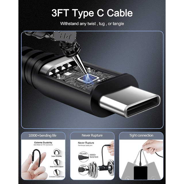 Cargador rápido de teléfono Android Samsung para Galaxy S24