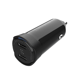 CPDCC40M PowerVolt Cargador de coche USB-C de doble puerto c