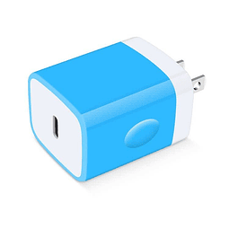 Caja USB C, 20W Cargador de Pared Rápido Adaptador de Corrie