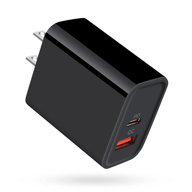 Bloque de cargador USB C, cargador de pared PD de doble puer