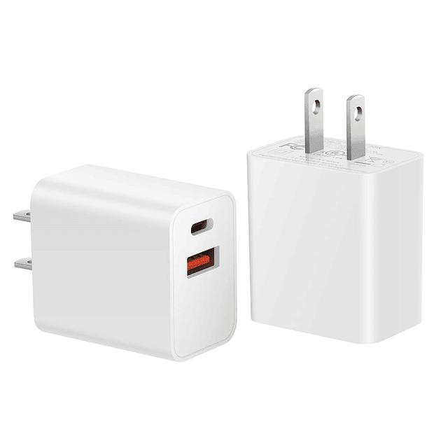 Cargador USB C, Paquete de 2 bloques para cargador Apple Wat