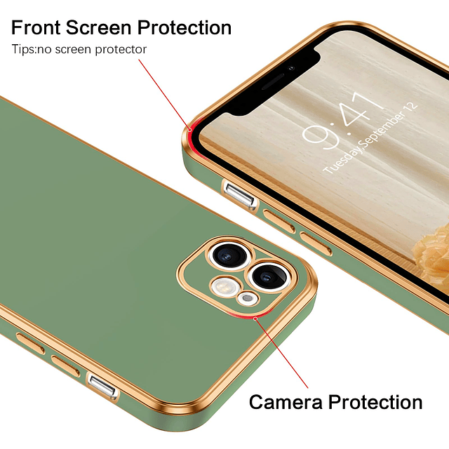 Funda para iPhone 12, funda para teléfono iPhone 12, TPU sua