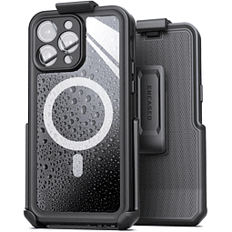 Encased Titan diseñado para iPhone 15 Pro Max Funda impermea