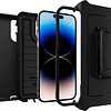 Funda DEFENDER SERIES para Apple iPhone 14 Pro - Negra