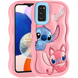 Funda para Samsung Galaxy A03S con diseño de personajes en 3