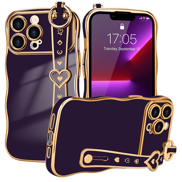 Funda para iPhone 13 Pro Max para Mujeres Niñas Correa de Ma