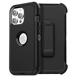 Funda con clip para cinturón para iPhone 15 Pro Max, resiste