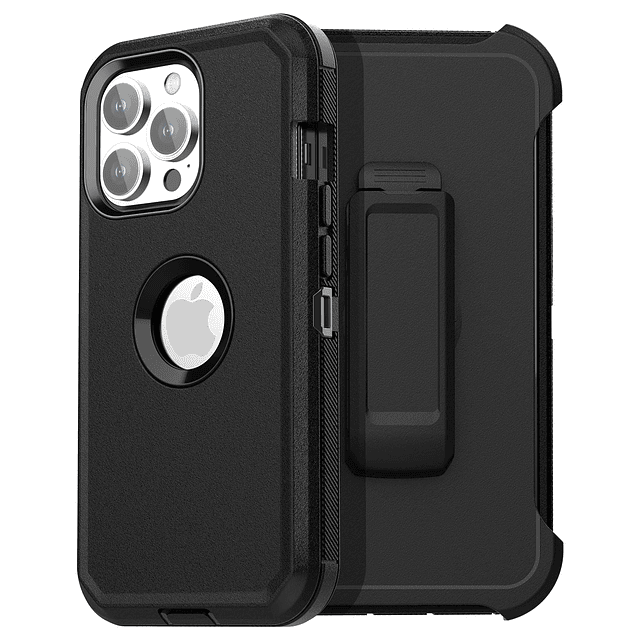 Funda con clip para cinturón para iPhone 15 Pro Max, resiste