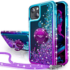 Funda para iPhone 14, Funda con Purpurina Holográfica Líquid