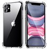 para iPhone 11 Funda transparente a prueba de golpes y antia