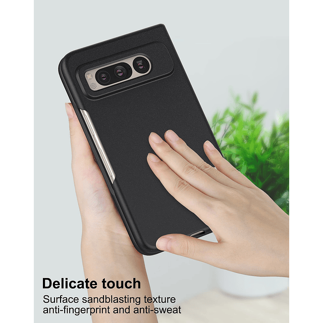 Funda Slim Fit para Google Pixel Fold 2023, [Parte posterior