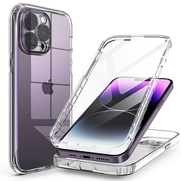 Funda transparente compatible con iPhone 14 Pro Max con prot