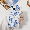 Floral Funda para iPhone 13 de 6,1 pulgadas, diseño de patró