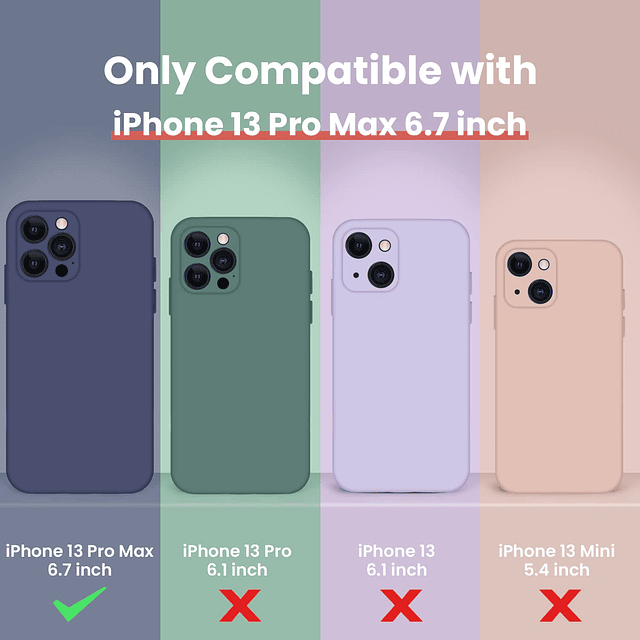 Funda diseñada para iPhone 13 Pro Max, cubierta completa de