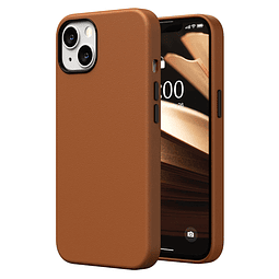 Compatible con iPhone 13, funda de piel sintética de primera