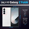 Funda tipo cartera para Galaxy Z Fold6 2024, funda tipo libr