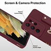 Diseñado para Samsung Galaxy S21 Ultra Funda con Soporte par