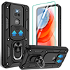 Funda para Moto-G-Play-2021 con protector de pantalla HD y c