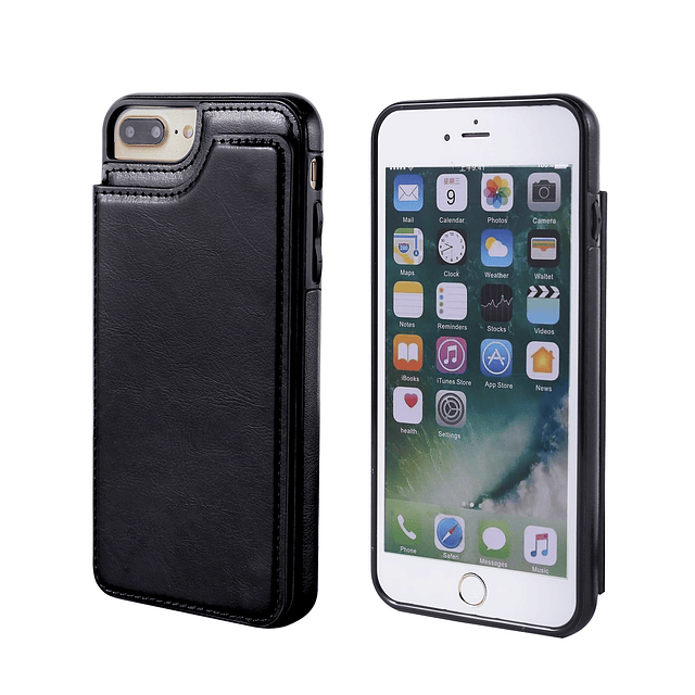 Funda tipo cartera para iPhone 7 Plus iPhone 8 Plus con tarj