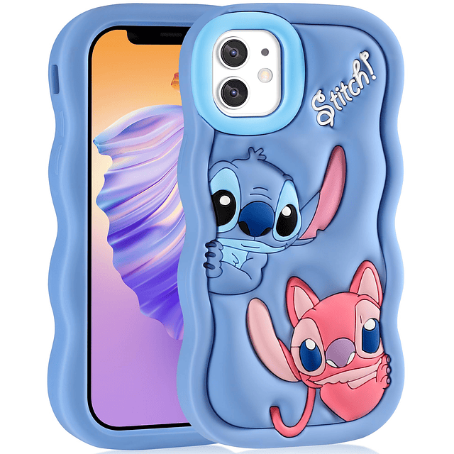 Funda para iPhone 12/12 Pro con diseño de personajes en 3D d