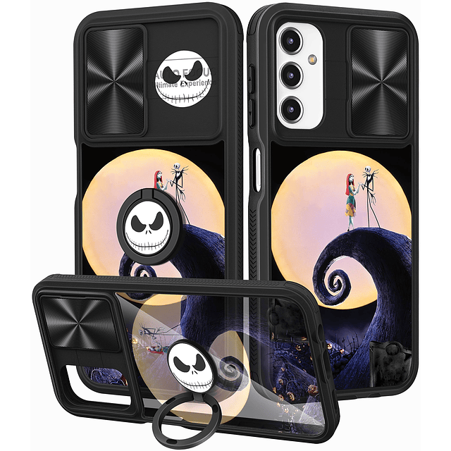 (2 en 1 para Galaxy A14 5G funda de teléfono de dibujos anim