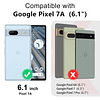 para Google Pixel 7A, [5 en 1] con 2 protectores de pantalla