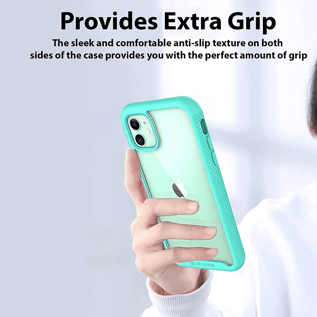 Funda transparente de cuerpo completo para iPhone 11, protec