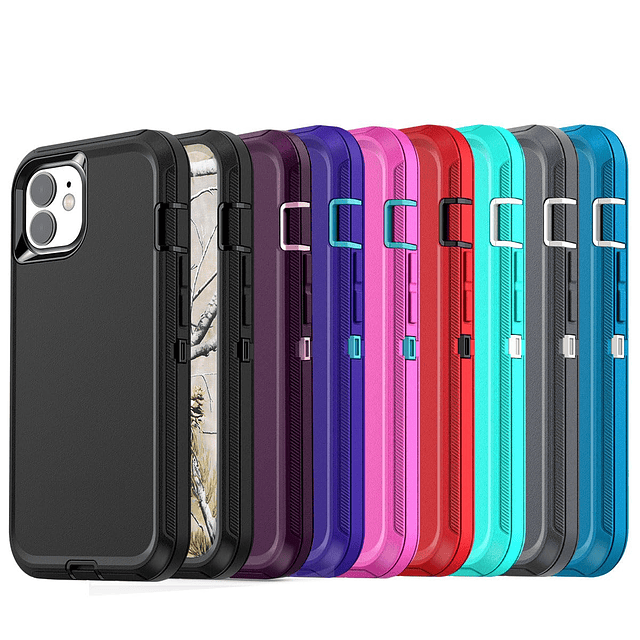 para iPhone 11 Funda (6,1"), resistente protección contra ca