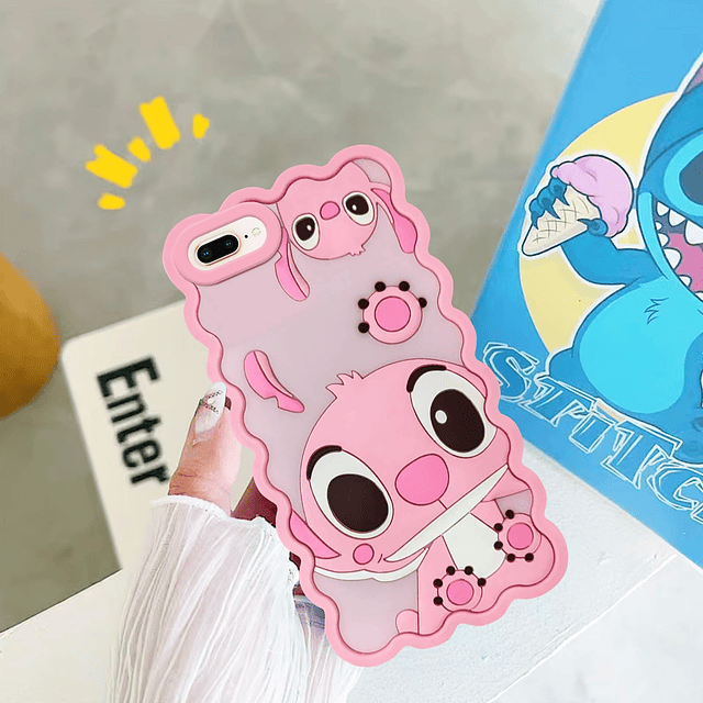 Funda para iPhone 8 Plus/7 Plus/6S Plus/6 Plus, lindo dibujo