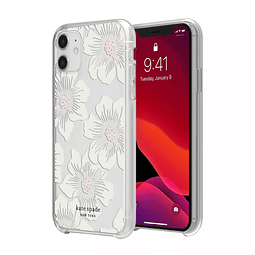 Funda protectora rígida para iPhone 12 Mini - Hollyhock Flor