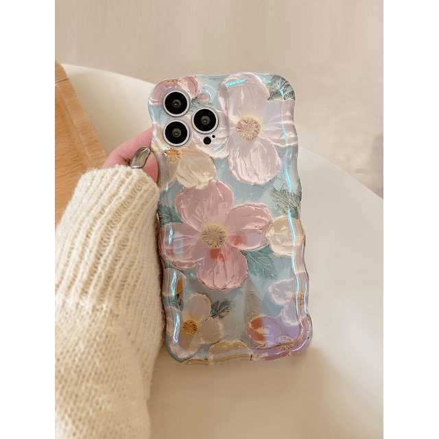 Funda para iPhone 12 Pro Max - Pintura al óleo retro vívida,