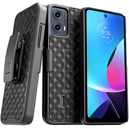 Funda para Motorola G Power 5G (2024) con funda con clip par