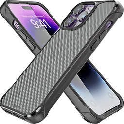 Funda para iPhone 14 Pro Max [fibra de aramida Gen-4] fuerte