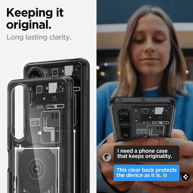 Ultra Hybrid diseñado para el estuche Xperia 1 V (2023) - Ze