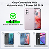 Diseñado para Motorola Moto G Power 5G 2024 Funda con protec