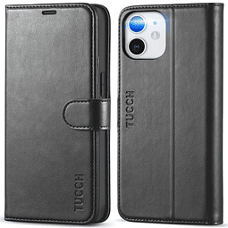 Funda tipo cartera para iPhone 12 Mini 5G, ranura para tarje