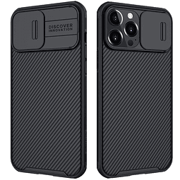 Funda para iPhone 13 Pro Max con cubierta para cámara, funda